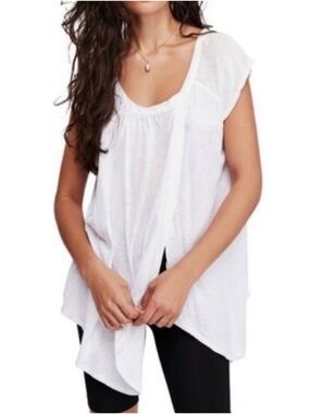 Free People Keep It Casual Tee- Brand New With Tags